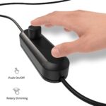 LED SNOERDIMMER ZWART 0-50W-0