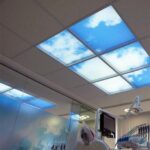 FOTOPRINT afbeelding wolk verdeeld over 4 panelen 595 x 595 mm-0