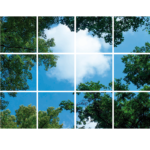 FOTOPRINT afbeelding wolk verdeeld over 12 panelen 595 x 595 mm-0