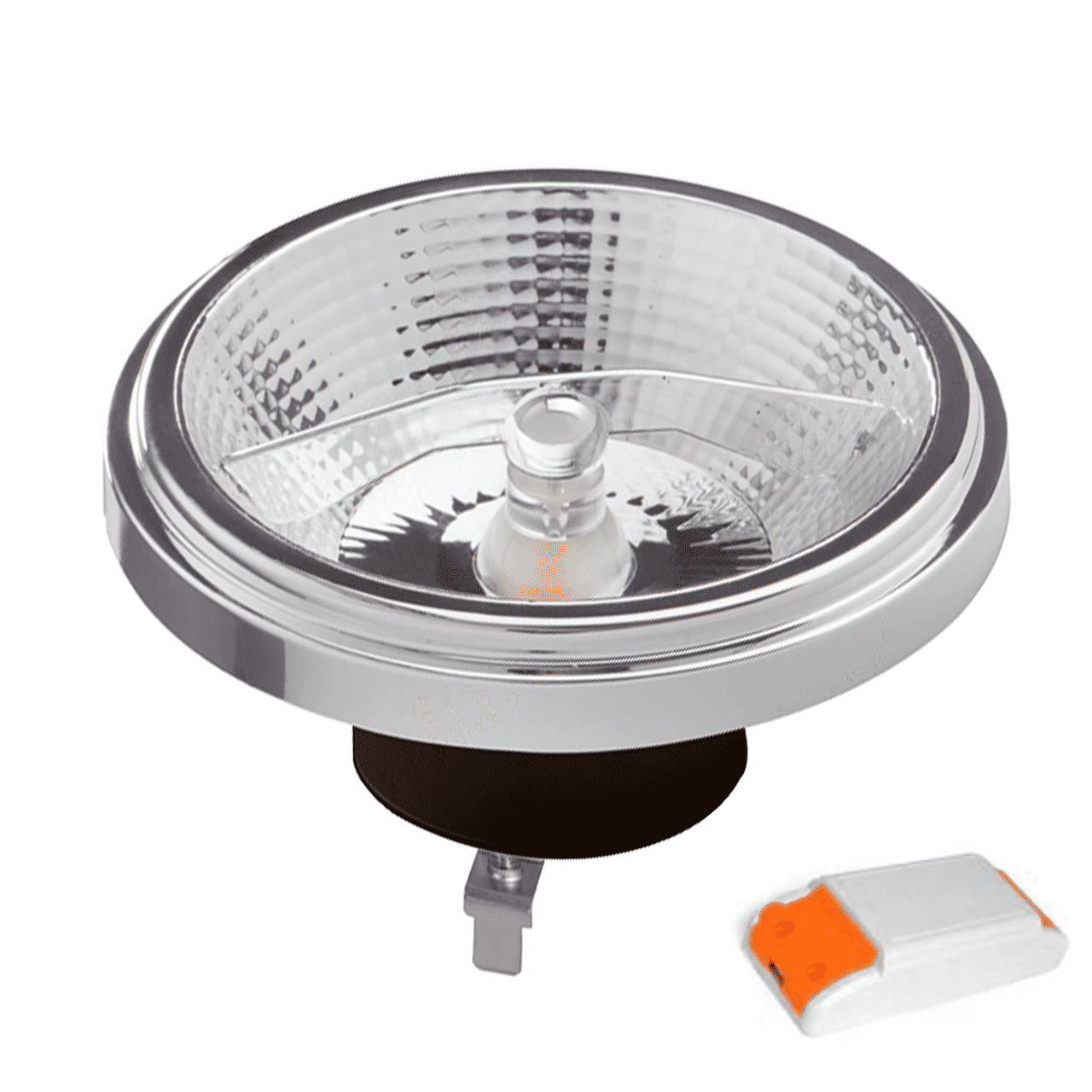 LED AR111 G53 SPOT 45° DIM TO WARM 12W ZWART-0 LED AR111 G53 SPOT 45° DIM TO WARM 12W ZWART-0