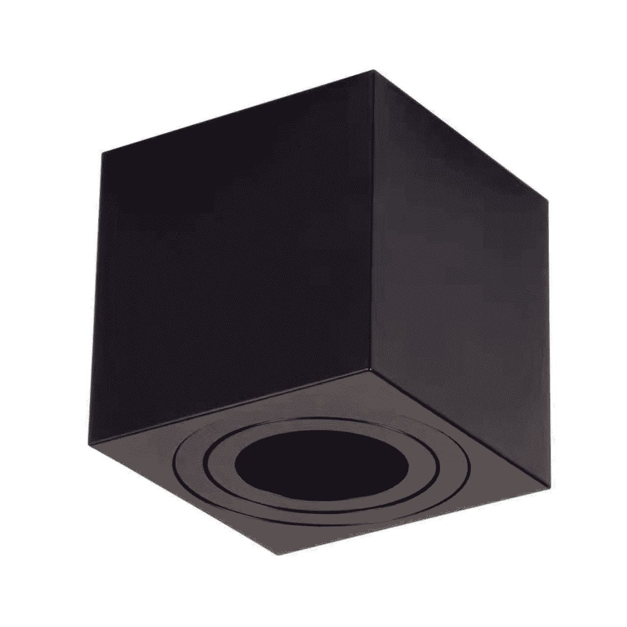 OPBOUWSPOT ZWART VIERKANT MET GU10 FITTING-0 OPBOUWSPOT ZWART VIERKANT MET GU10 FITTING-0