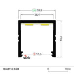 PROFIEL SMART 16MM 2MT-0