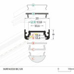 PROFIEL SURFACE 10MM 2MT-0