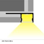 PROFIEL UNI-TILE 12MM 2M-0