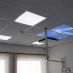 FOTOPRINT afbeelding wolk verdeeld over 4 panelen 595 x 595 mm-0