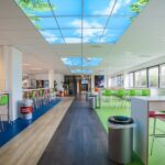 FOTOPRINT afbeelding wolk-bos verdeeld over 6 panelen 595 x 595 mm-0