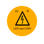 ETIKETTEN LED-INPUT 230V (100 stuks per rol)-0