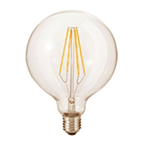 E27 LED FILAMENT DIMBAAR | GLOBE | AMBER | 6W