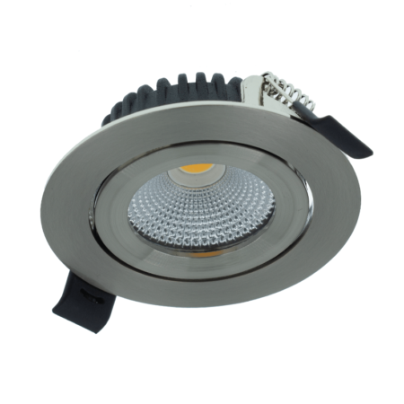 Zilveren led spot