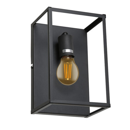 INDUSTRIËLE WANDLAMP ZWART | E27 FITTING | 4W