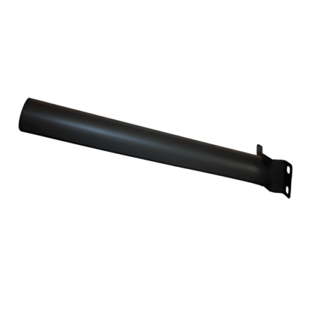 Zwarte muursteun voor straatlampen