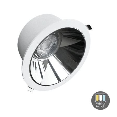 LED Downlight zaagmaat 75mm wit