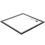 Hollow LED Paneel Wit | 60x60cm | CCT 3000K-4000K-6000K | 32W - Zwart