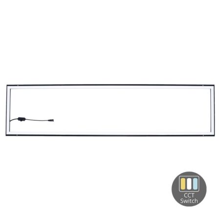 LED FRAME PANEEL | EDGE LIT | 120×30 | 40W | UGR<23 | ZWART | CCT SWITCH