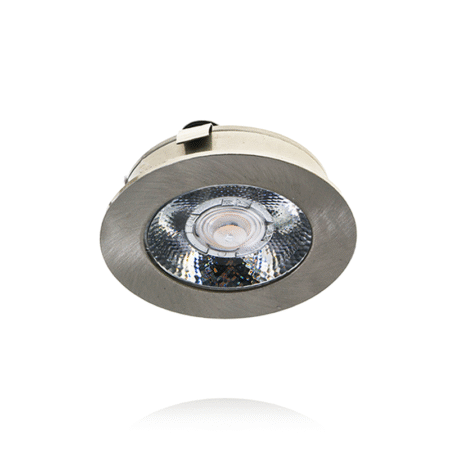LED MEUBELSPOT | BASTON | 3W | 12V(DC) | IP44 | ZILVER | 14MM HOOG