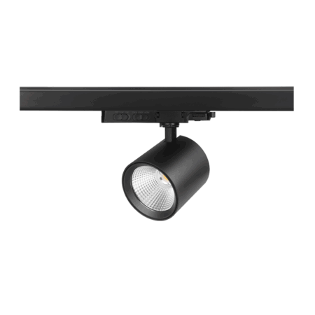 3-FASE RAILSPOT | JASMIN | 10W-20W-30W | ZWART | DIMBAAR | CCT-SWITCH