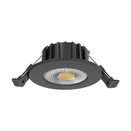 LED INBOUWSPOT | HUGO | 6W | DIM | ZWART | CCT-SWITCH | IP65
