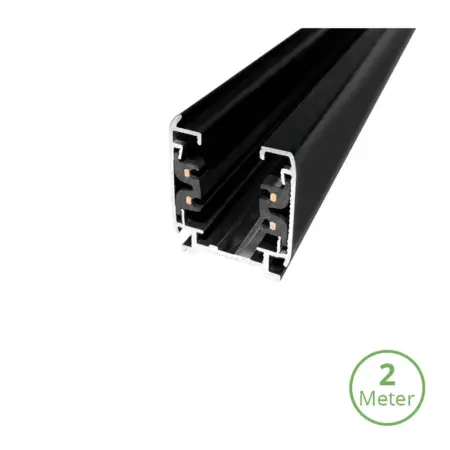 3-FASE RAIL | 200CM | ZWART