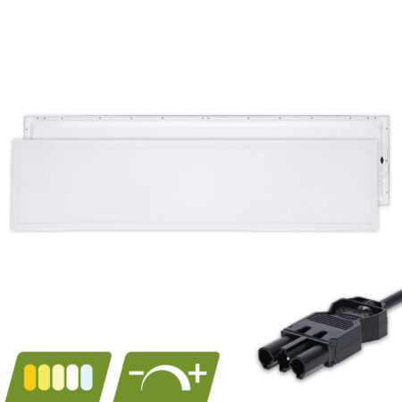 BACK-LIT LED PANEEL | EUROPA | 120X30CM | 30W | DIMBAAR | CCT | MET 3-SWP SNOER